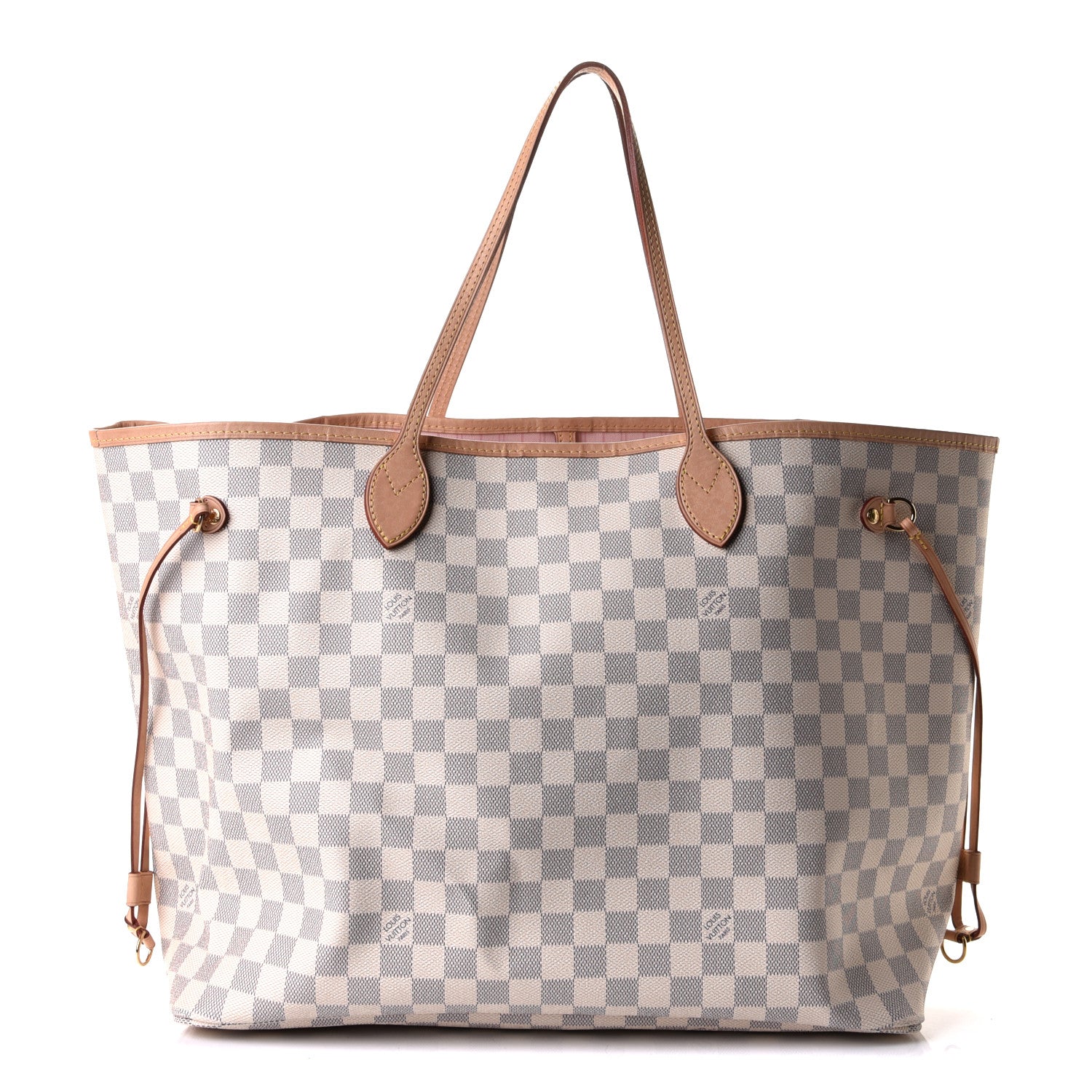 Louis Vuitton Damier Azur Neo Neverfull GM Rose Ballerine 1 of 5