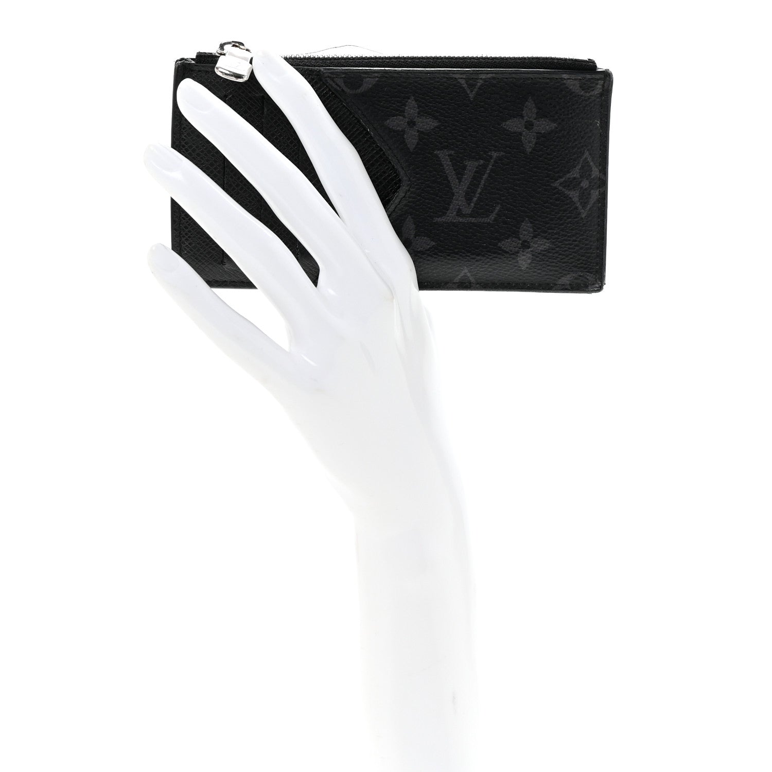 Louis Vuitton Taigarama Coin Card Holder Black 2 of 6