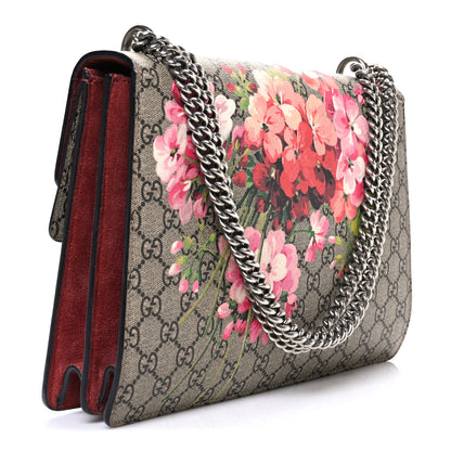 Gucci GG Supreme Monogram Blooms Medium Dionysus Shoulder Bag Beige Multicolor Dry Rose 3 of 11