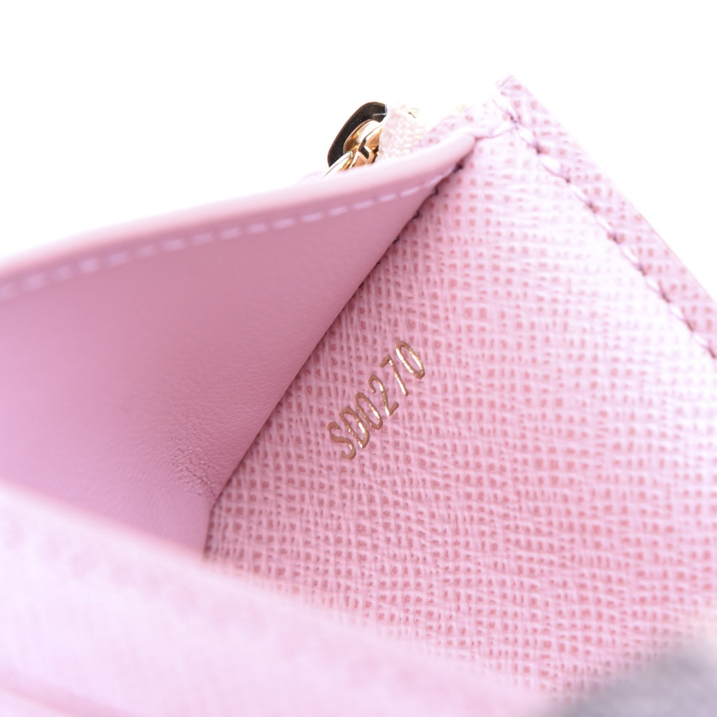Damier Azur Victorine Wallet Rose Ballerine