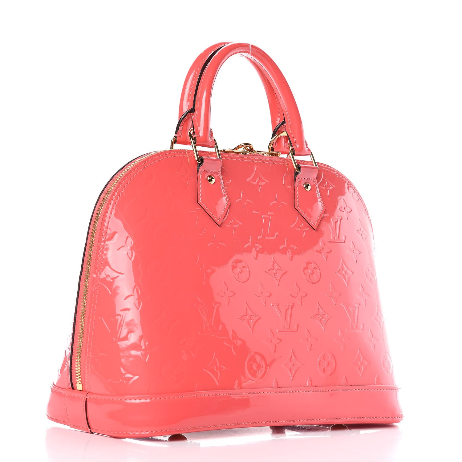 Louis Vuitton Vernis Alma PM Rose Litchi 3 of 11