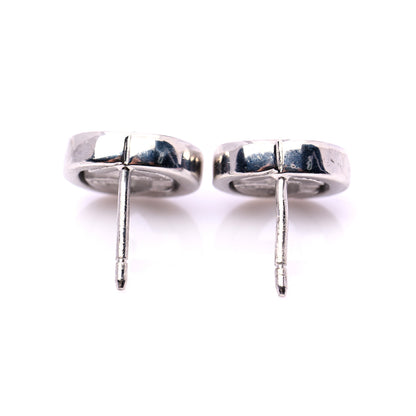 Gucci Sterling Silver Interlocking GG Stud Earrings 4 of 7