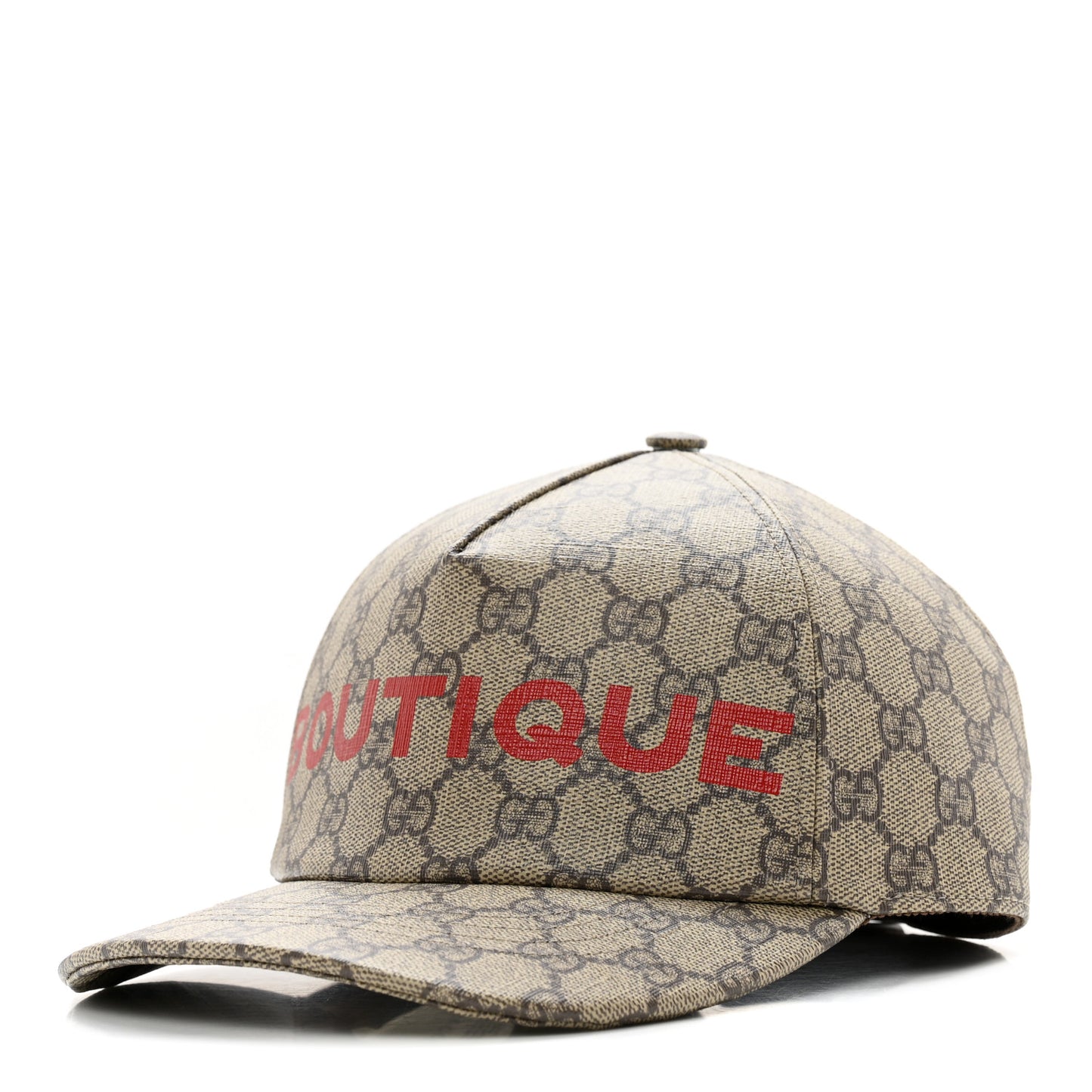 GG Supreme Monogram Boutique Print Baseball Hat S Beige