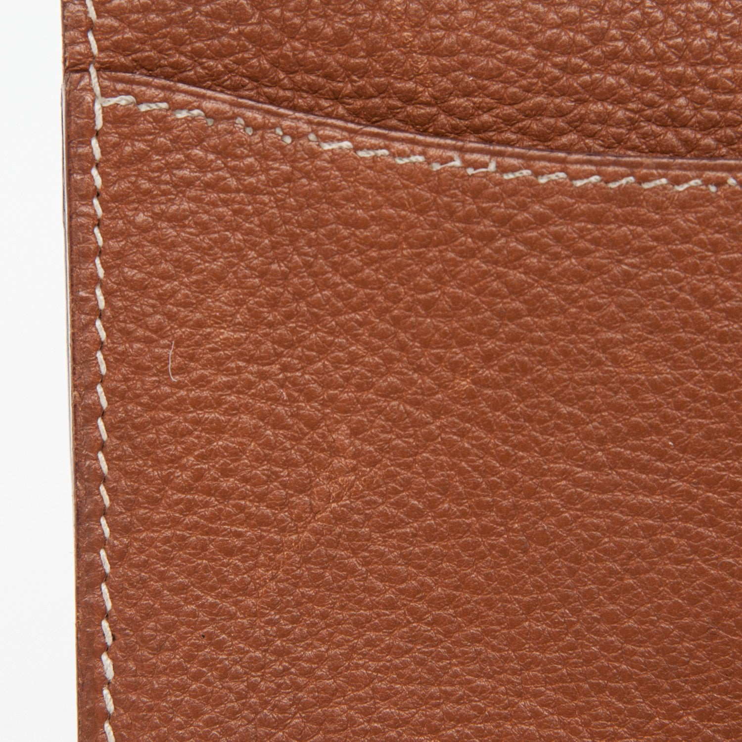 Hermes Togo Dogon Card Case Key Holder Gold 11 of 11