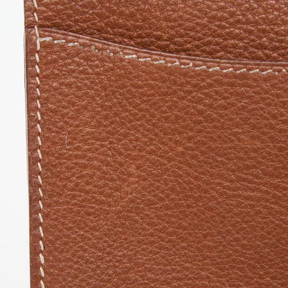 Hermes Togo Dogon Card Case Key Holder Gold 11 of 11