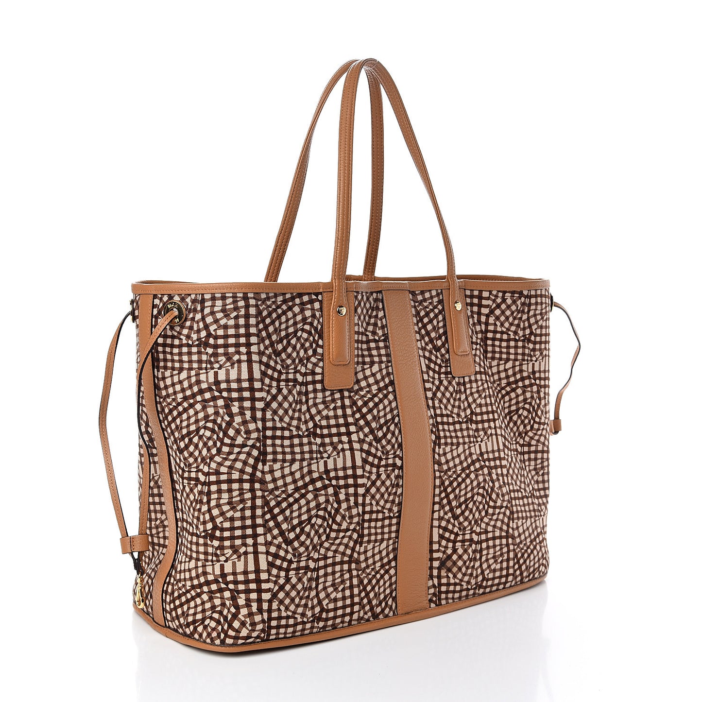 Visetos Large Liz Reversible Shopper Tote Cognac