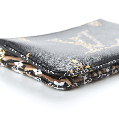 Louis Vuitton Monogram Giant Jungle Pochette Double Zip Black 6 of 10