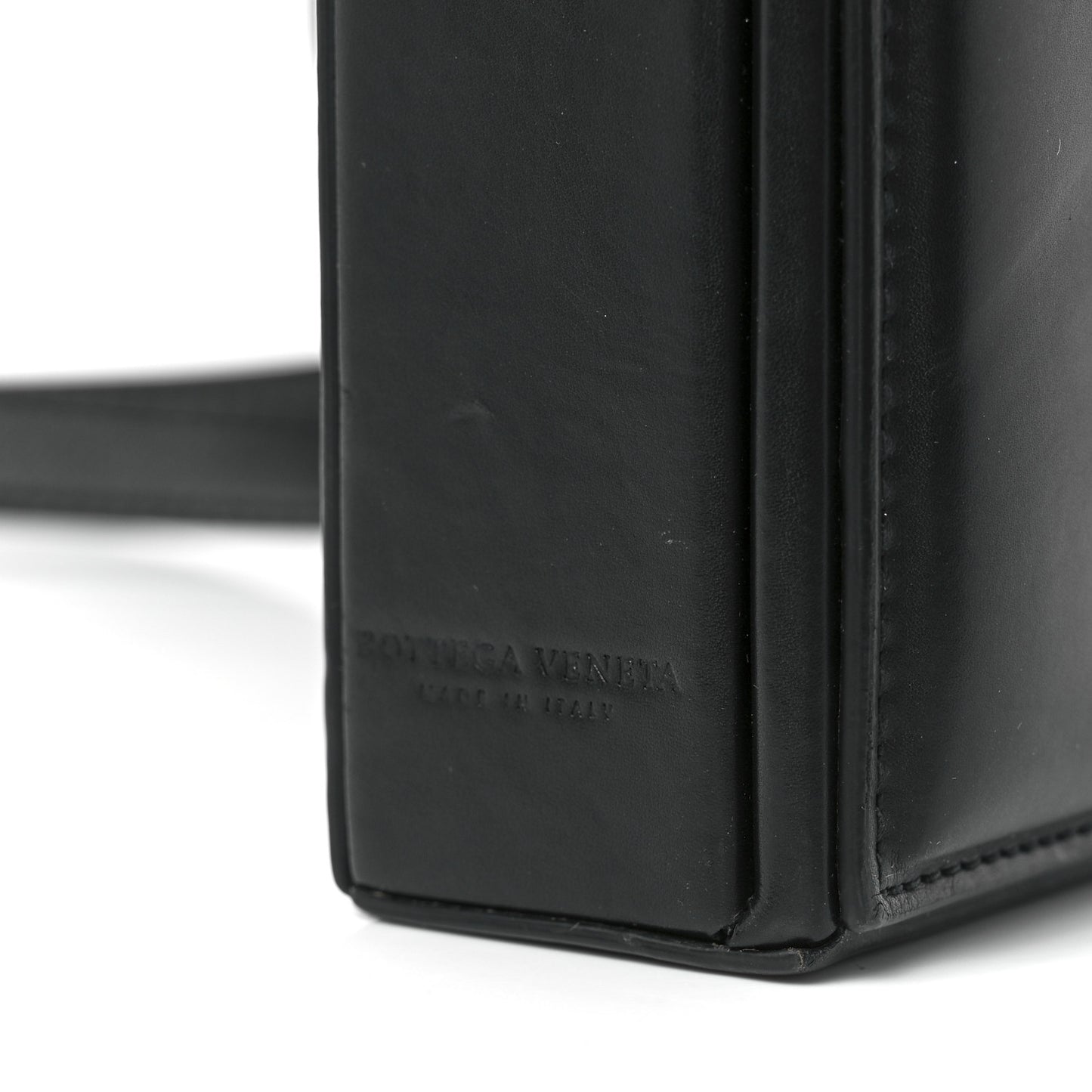 Calfskin Padded Mini Trunk Black