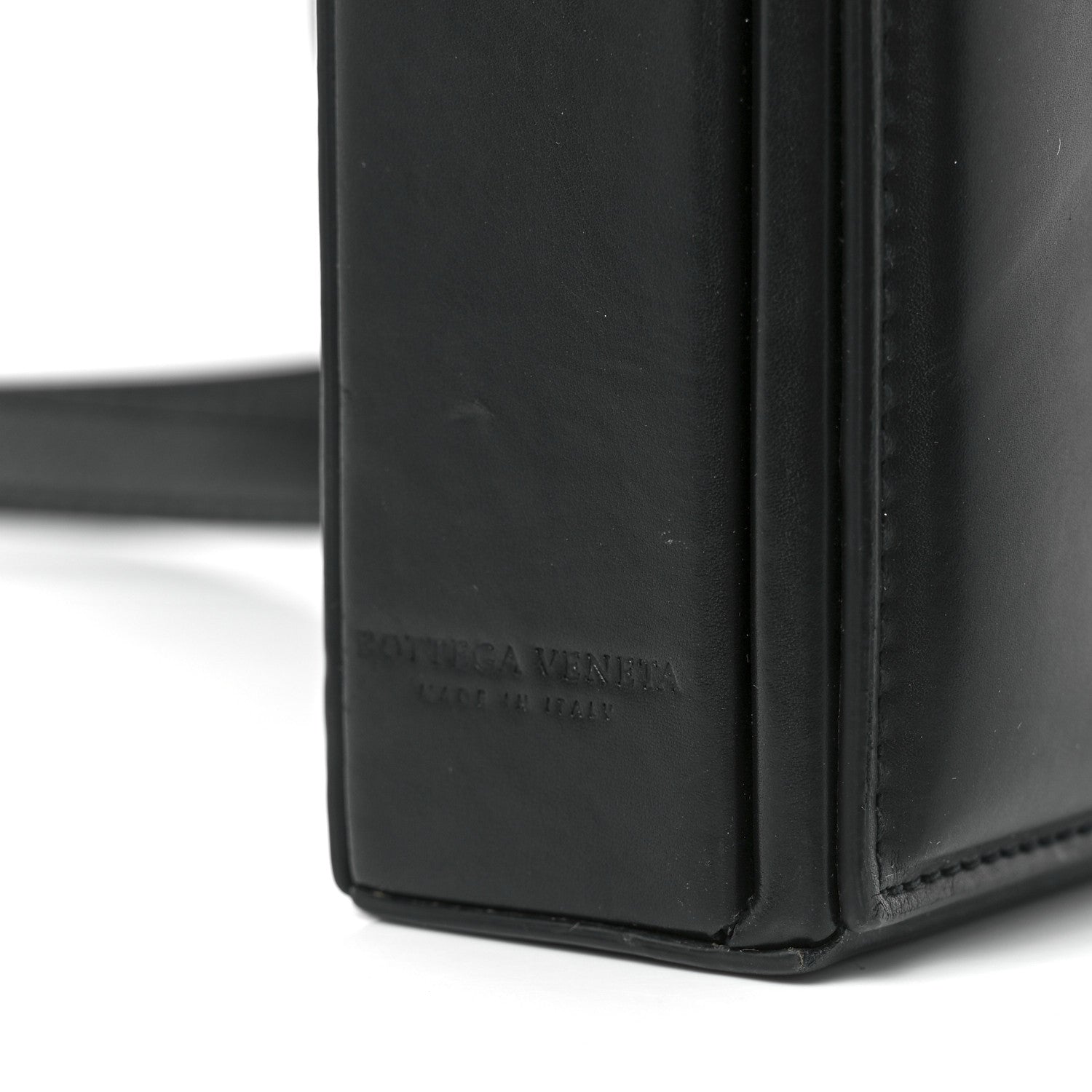 Bottega Veneta Calfskin Padded Mini Trunk Black 8 of 14