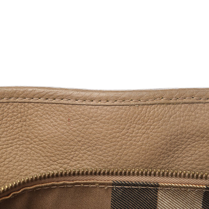 Burberry Grainy Calfskin Top Handle Bag Beige 14 of 19