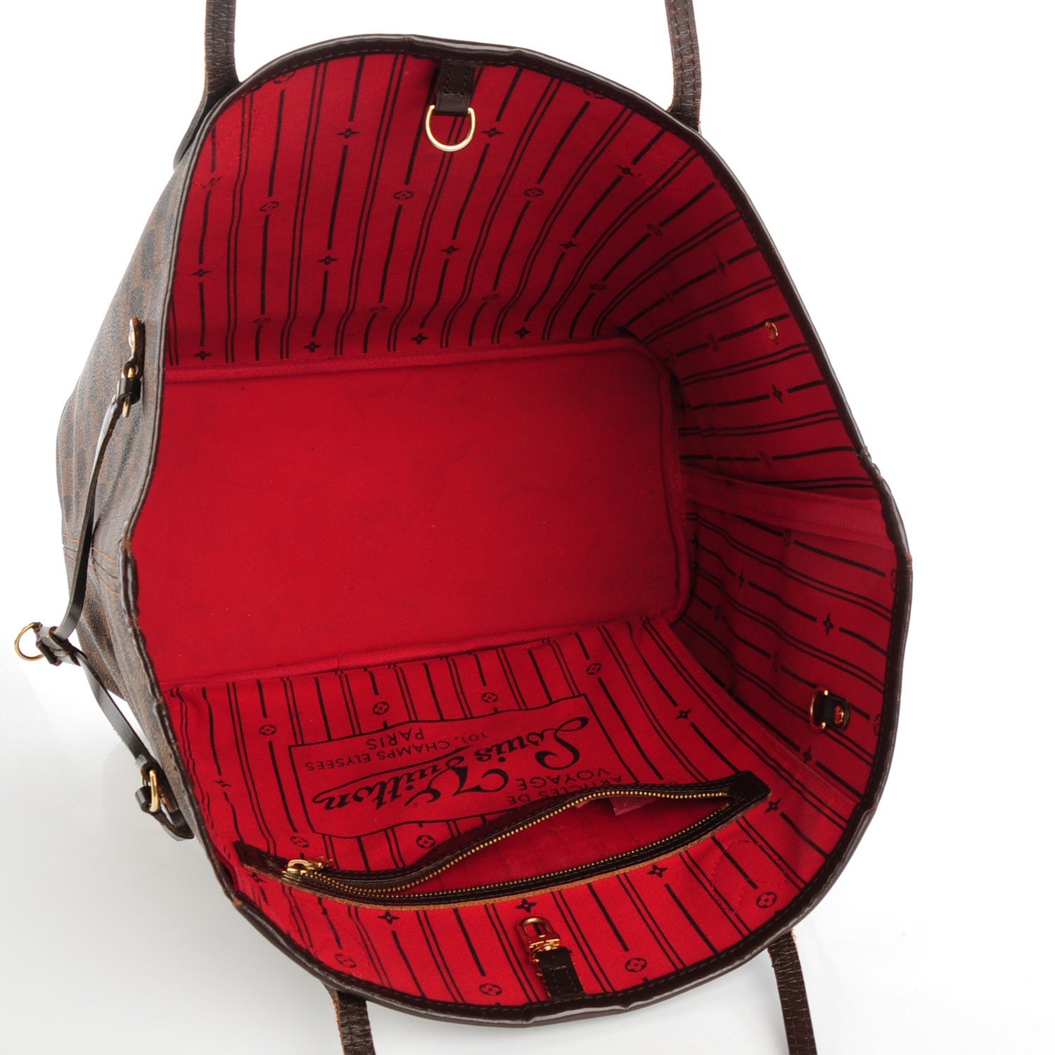 Louis Vuitton Damier Ebene Neverfull MM 5 of 12