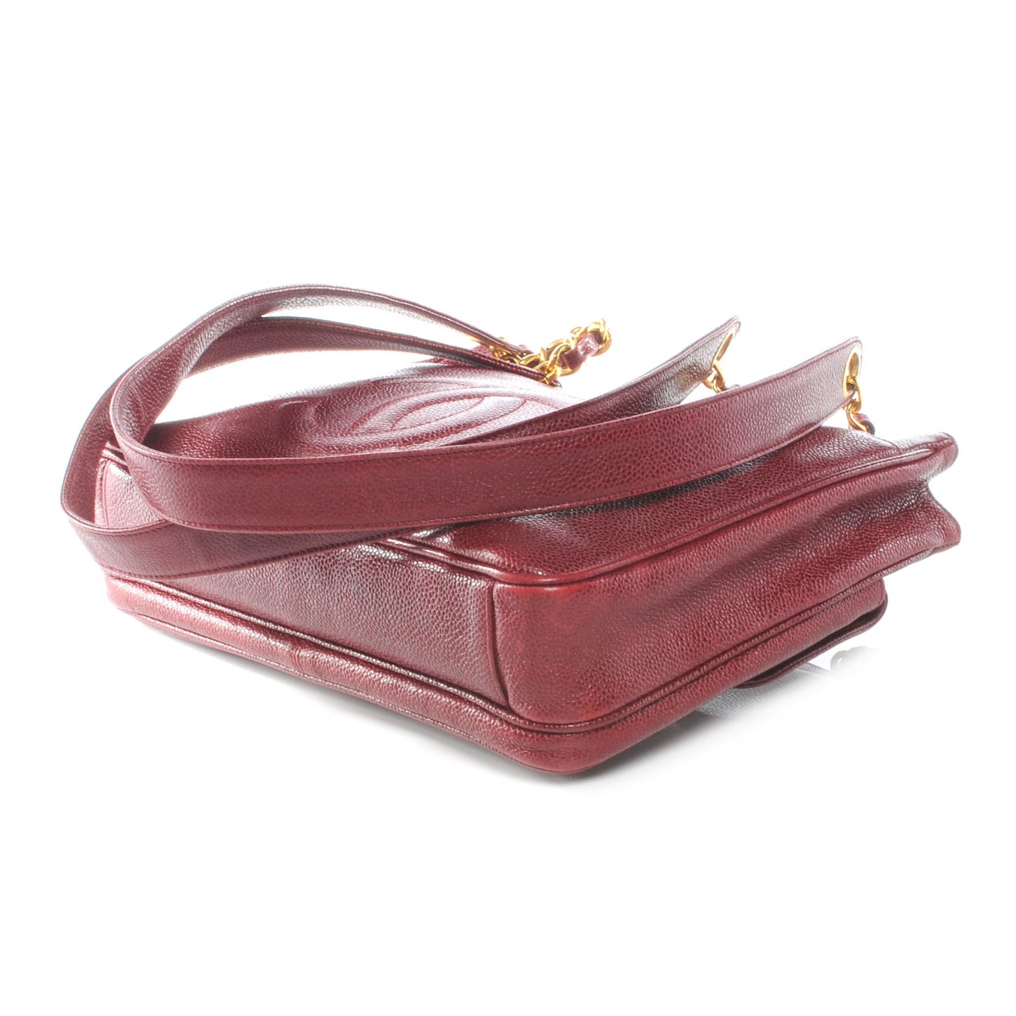 Caviar Shoulder Bag Red