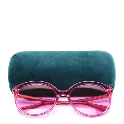 Gucci Acetate GG Sunglasses GG0257S Pink 8 of 8