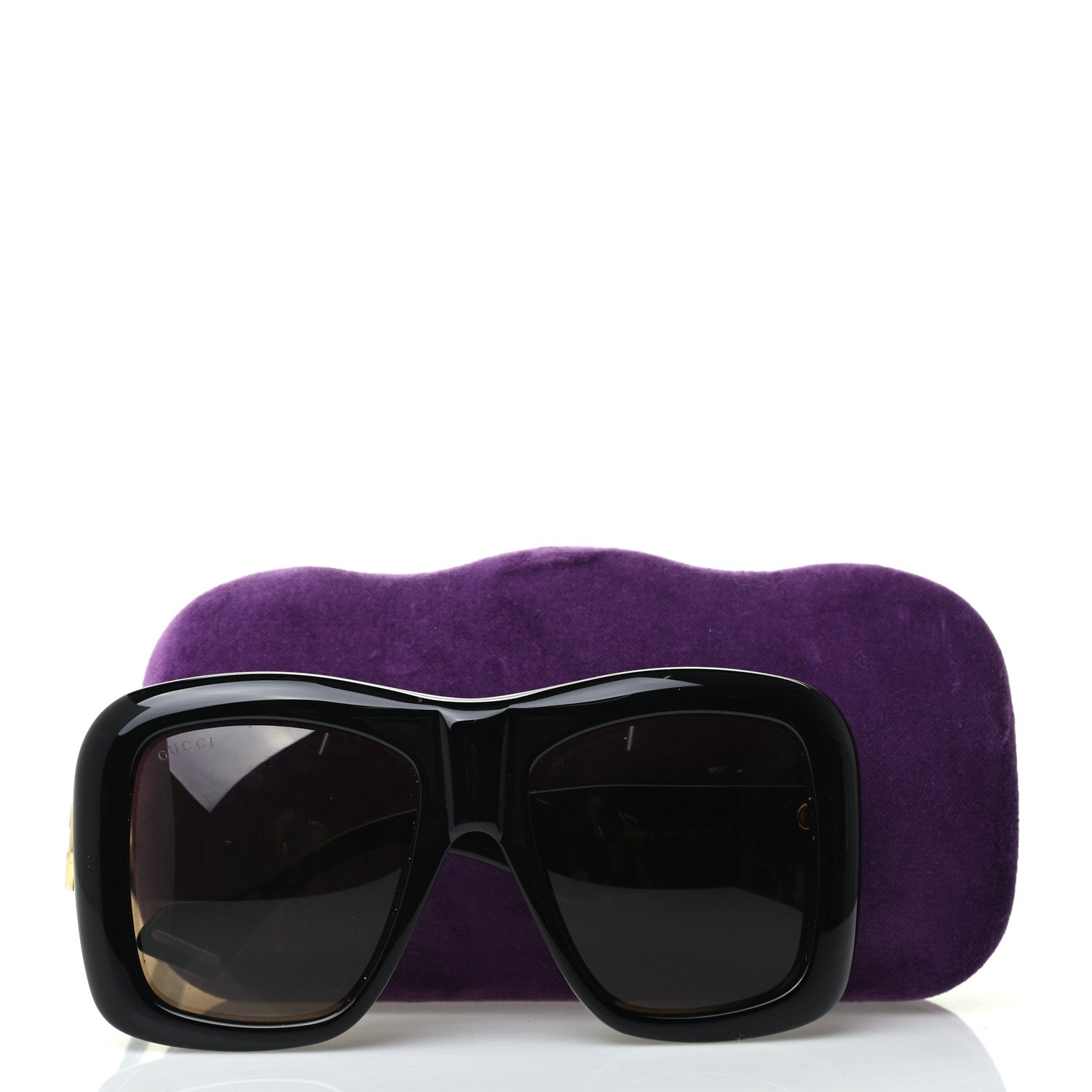 Gucci Acetate Square Frame Sunglasses GG0498S Black 8 of 8
