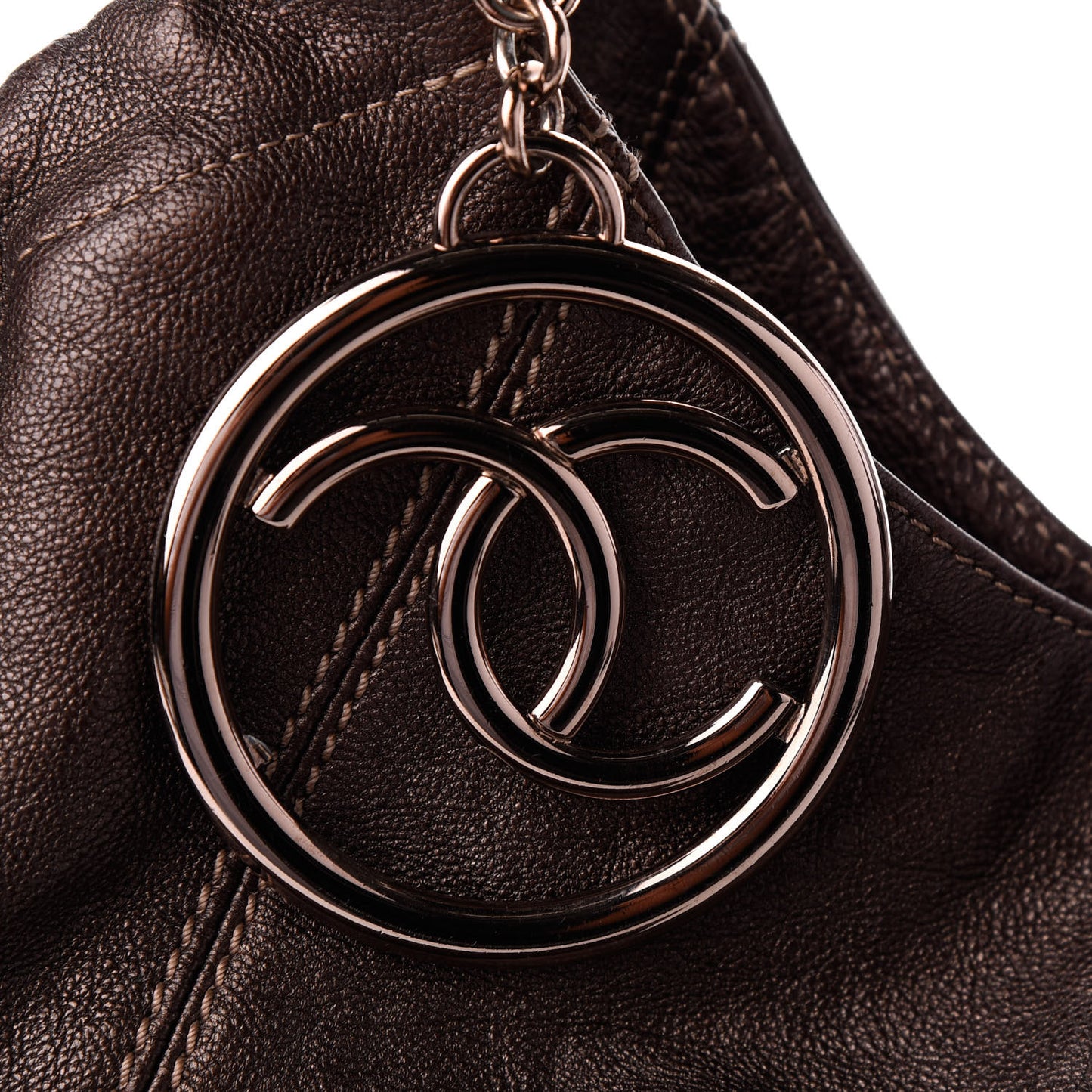 Metallic Calfskin Baby Coco Cabas Bronze