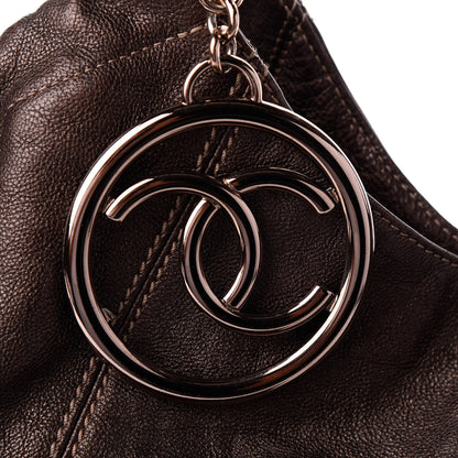 Chanel Metallic Calfskin Baby Coco Cabas Bronze 8 of 11