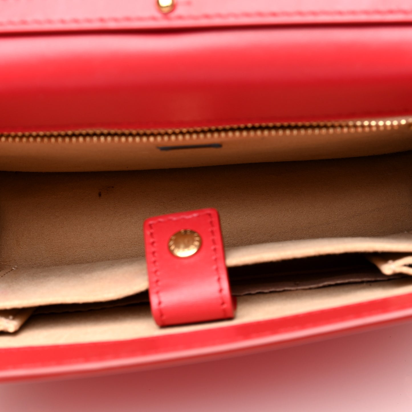 Calfskin DG Logo Flap Crossbody Bag Red