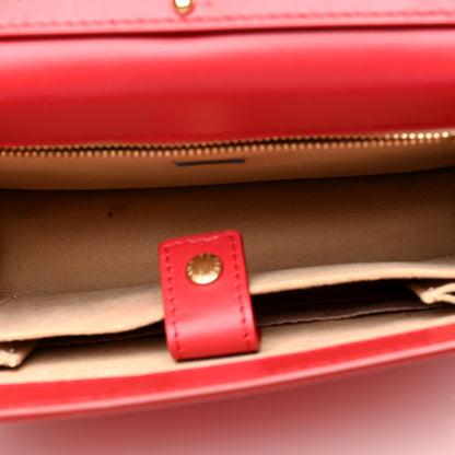 Dolce & Gabbana Calfskin DG Logo Flap Crossbody Bag Red 5 of 10