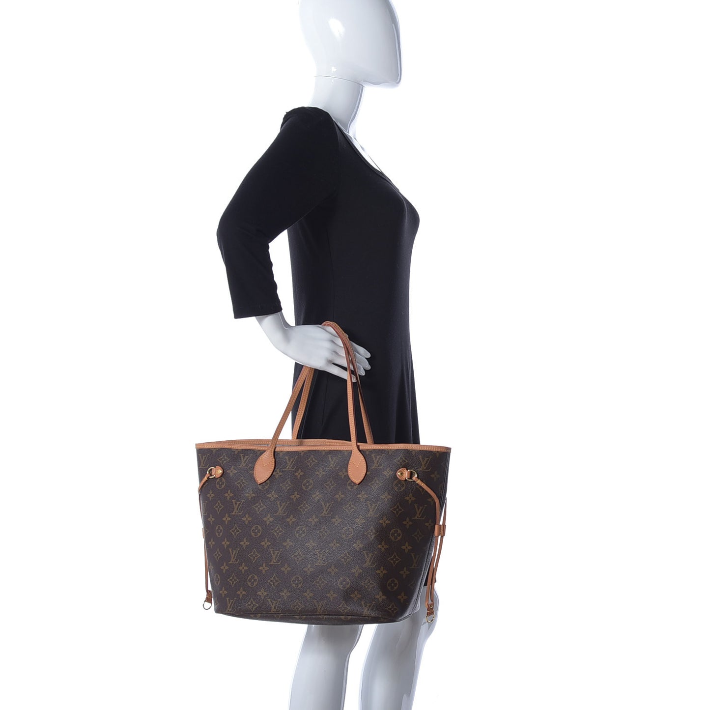 Monogram My LV Heritage Neverfull MM Black Gris