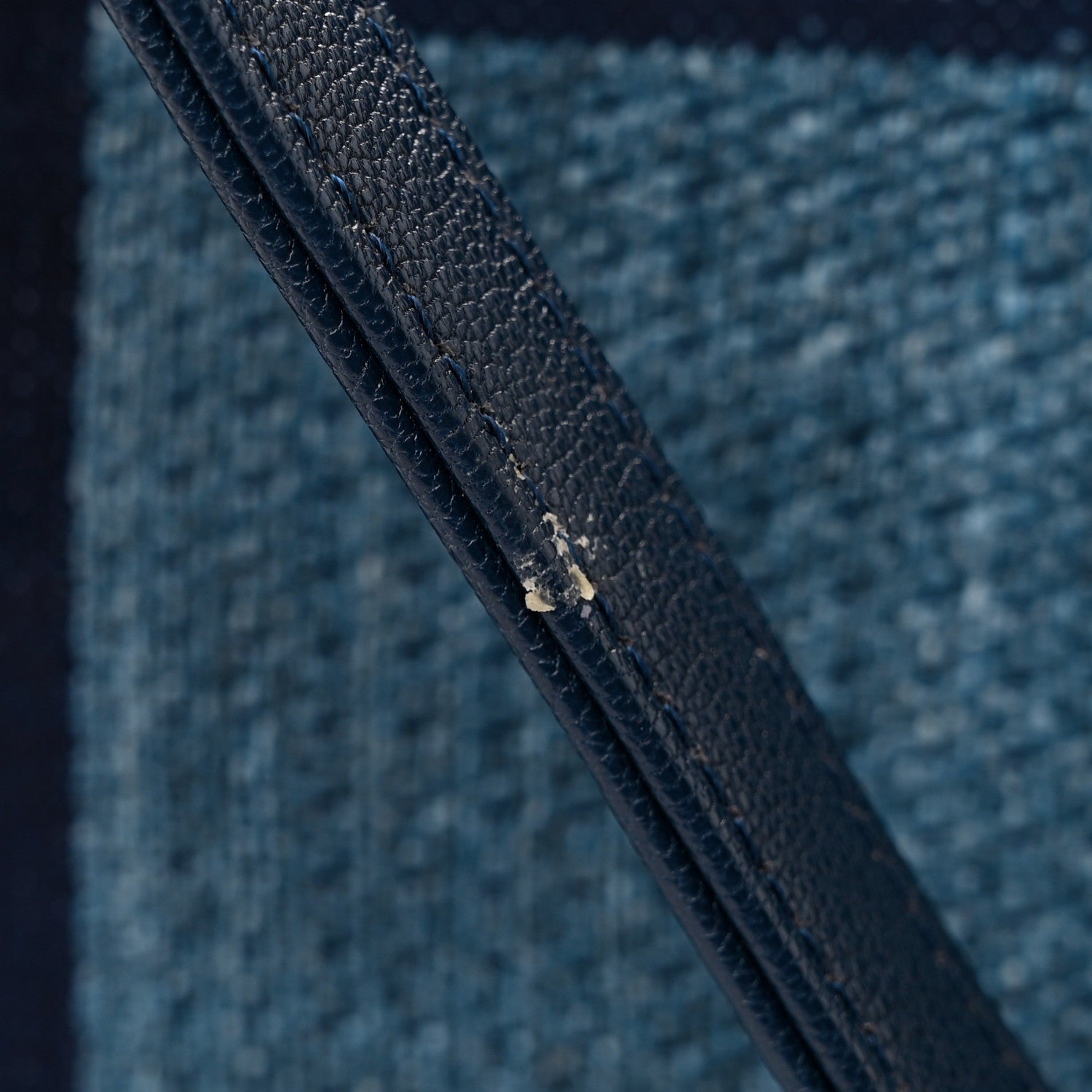 Chanel Canvas Maxi Bowling Bag Blue 11 of 11