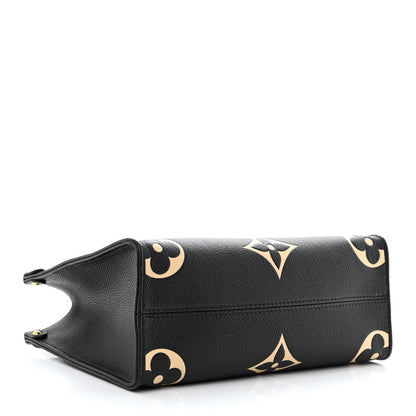 Louis Vuitton Empreinte Monogram Giant Onthego PM Black Beige 4 of 10