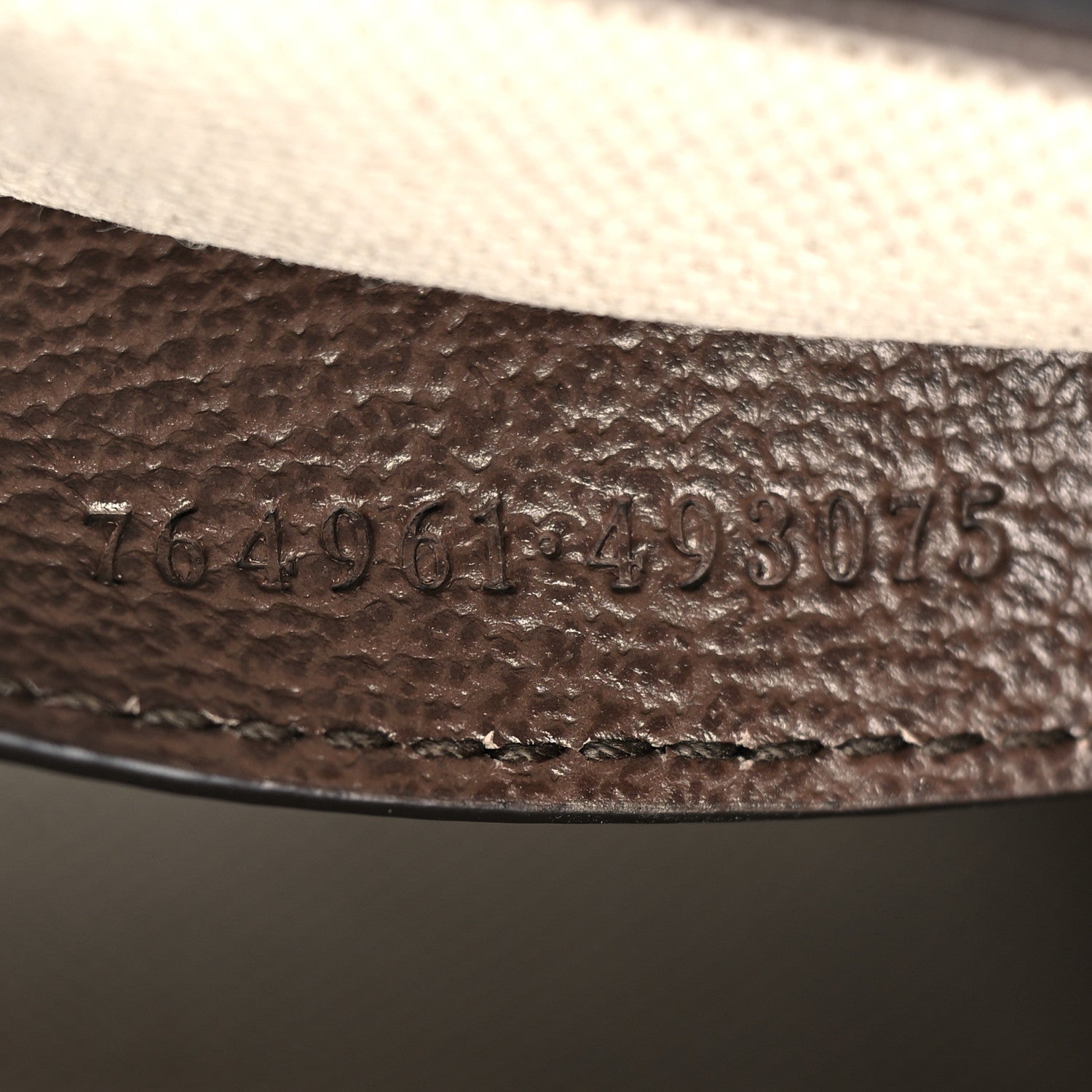 Gucci GG Supreme Monogram Textured Dollar Calfskin Web Mini Ophidia Envelope Shoulder Bag Beige Ebony 7 of 11