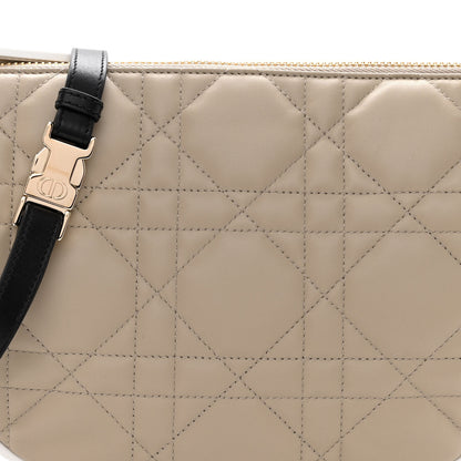 Christian Dior Lambskin Cannage Medium Dior Vibe Hobo Bag Beige 7 of 10