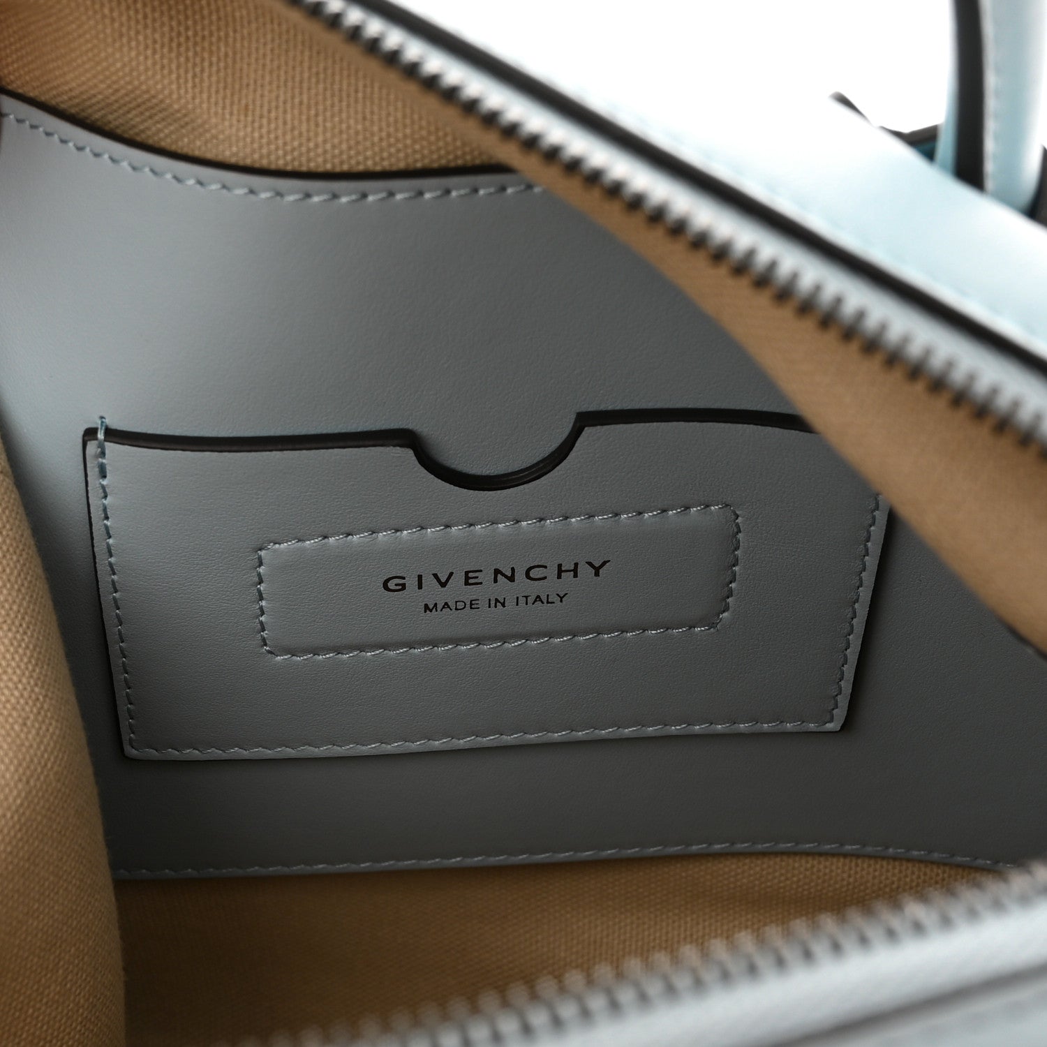 Givenchy Smooth Calfskin Small Soft Antigona Pale Blue 6 of 10