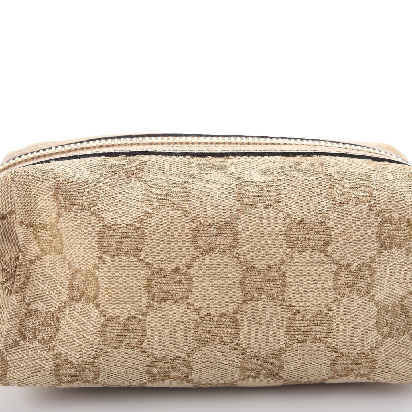 Monogram Small Cosmetic Case Metallic Bronze