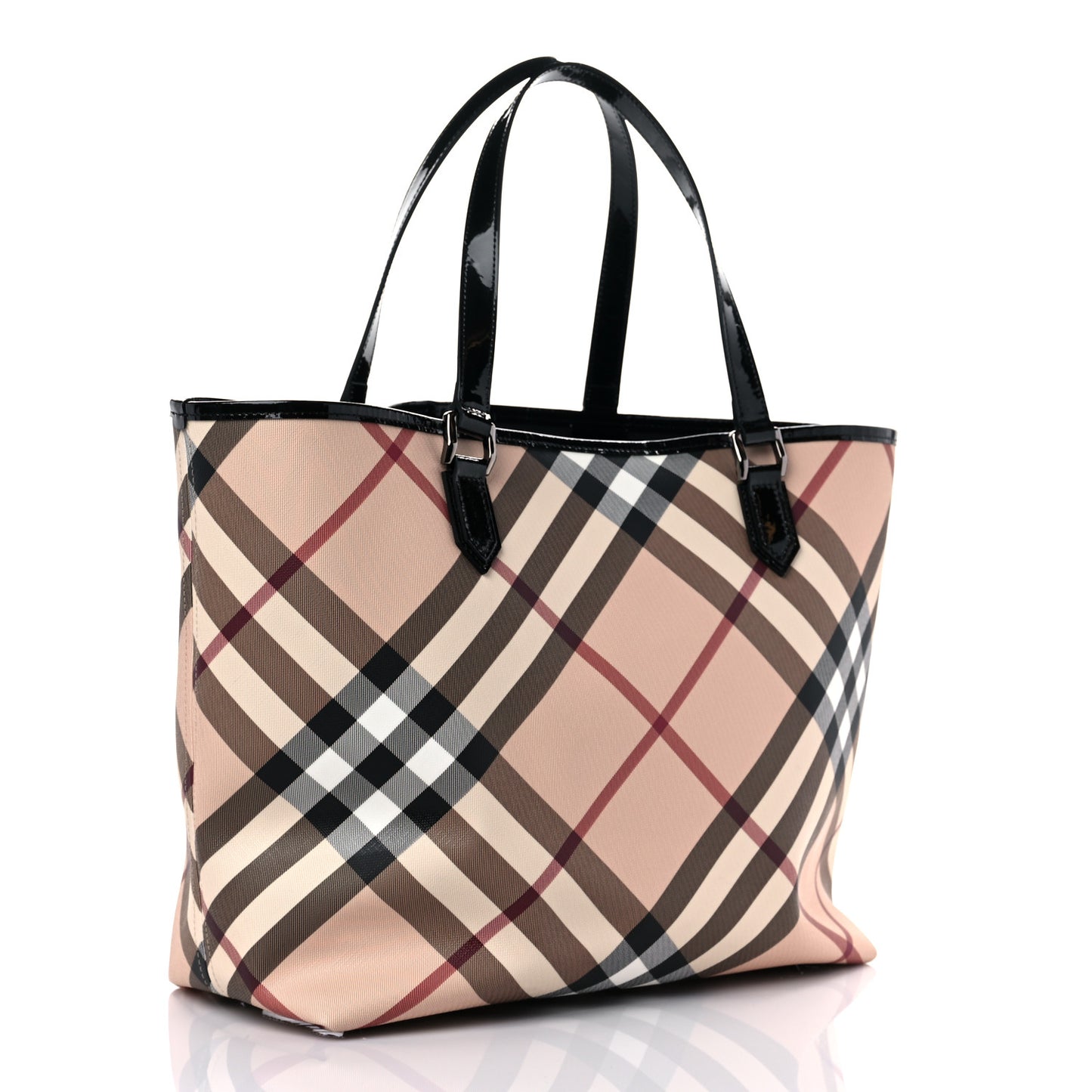 Nova Check Large Nickie Tote Black