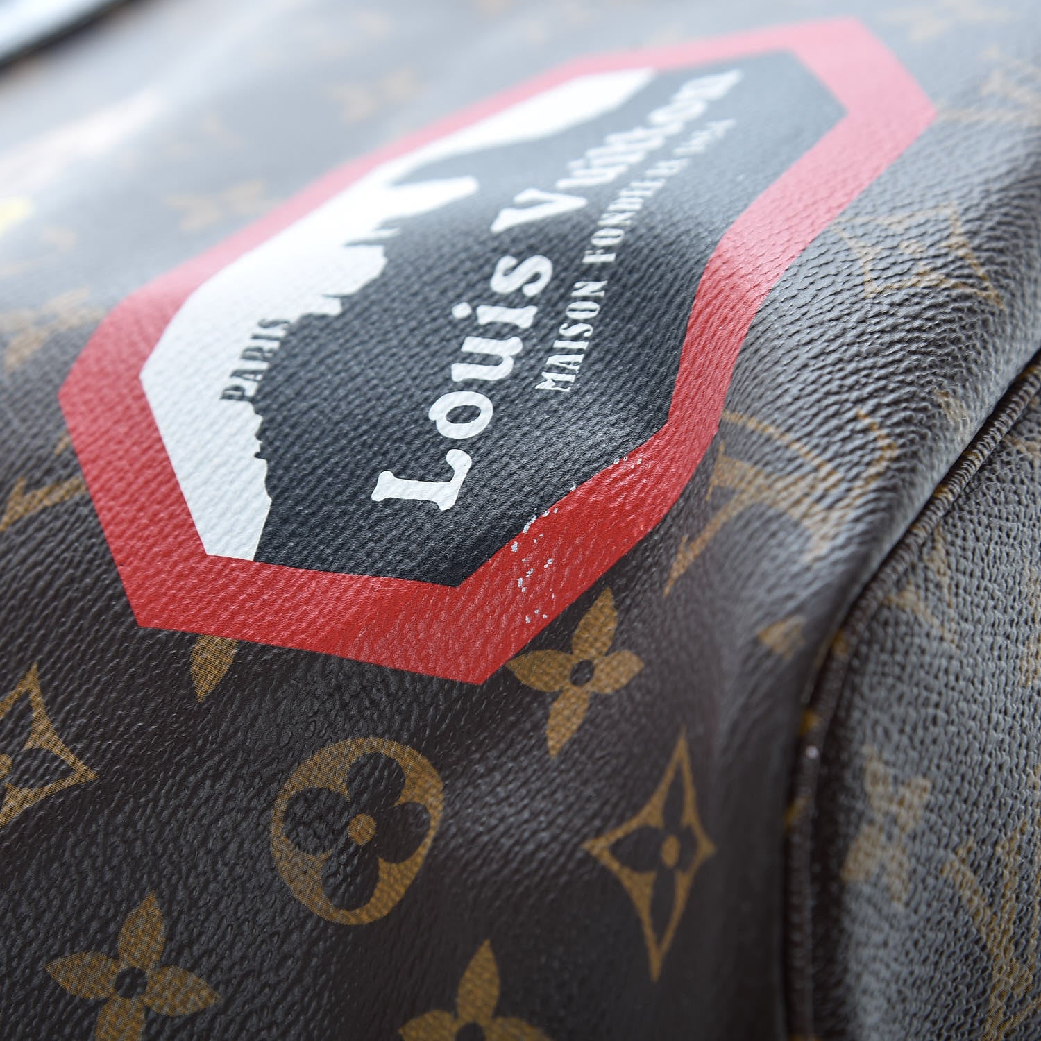 Louis Vuitton Monogram World Tour Neverfull MM 18 of 24