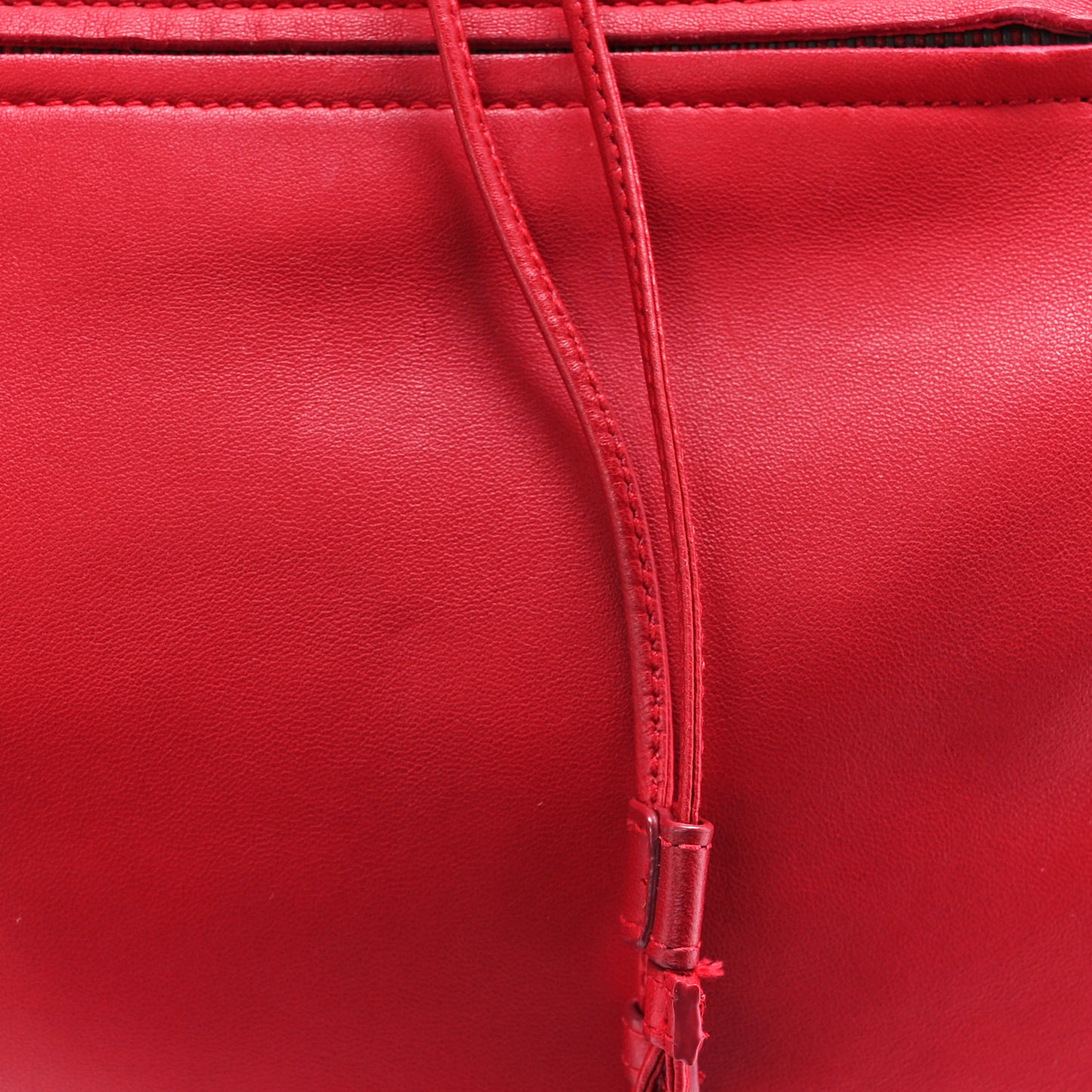 Nappa Intrecciato Backpack China Red