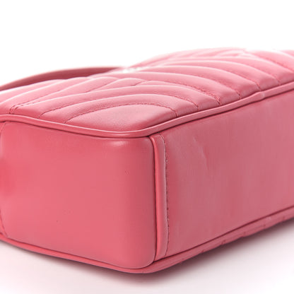 Prada Soft Calfskin Diagramme Crossbody Bag Peonia 9 of 14