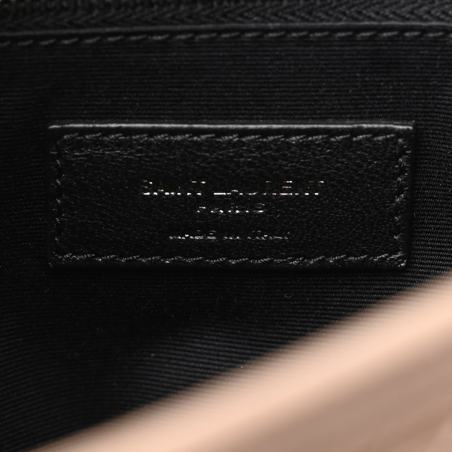 Saint Laurent Crinkled Calfskin Matelasse Monogram Medium Niki Chain Satchel Gold Sand 6 of 9