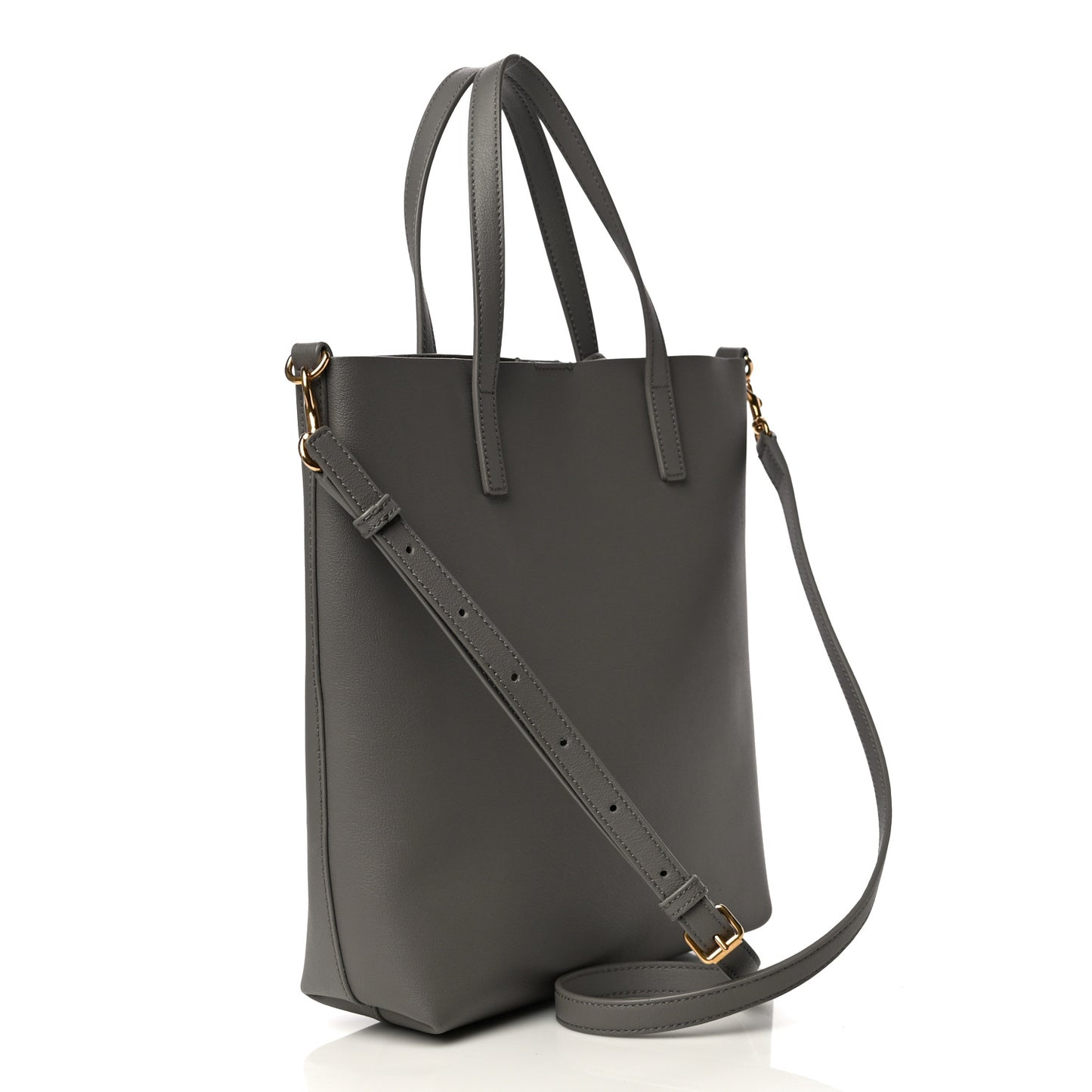 Calfskin Toy Shopping Tote Earth Grey