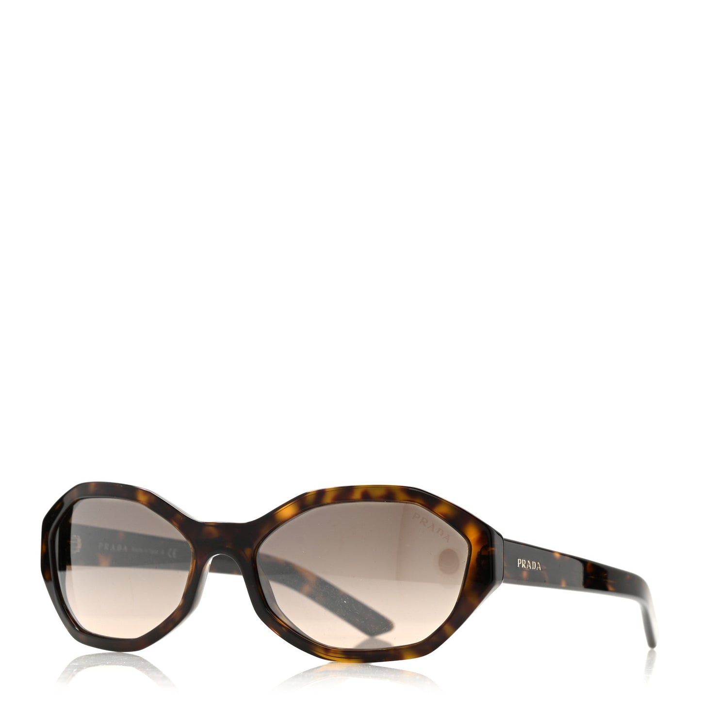 Metal Square Sunglasses SMU 52R Black Gold
