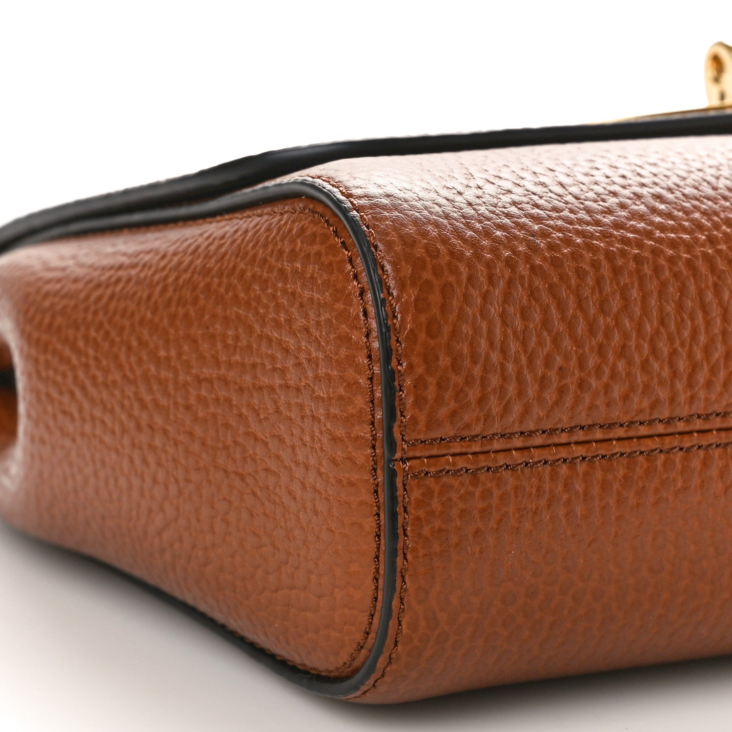 Mulberry Small Classic Grain Calfskin Medium Lily Flap Oak 8 of 9