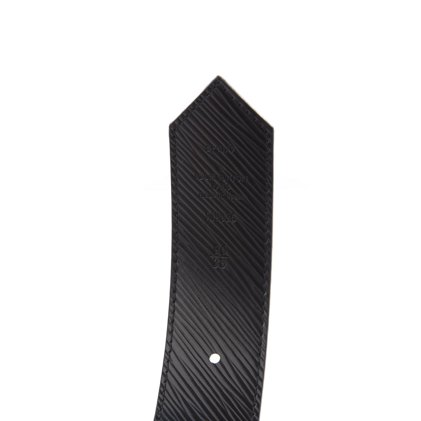 Monogram Epi 35mm LV Circle Reversible Belt 90 36 Black
