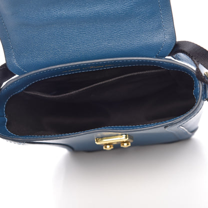 3.1 Phillip Lim 3.1 Embossed Grain Calfskin Pashli Camera Shoulder Bag Blue 5 of 8