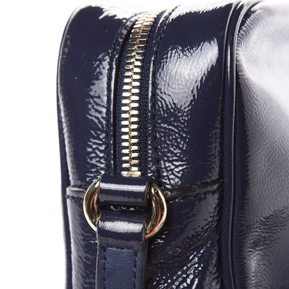Gucci Vernice Naplack Small Soho Disco Bag Uniform Blue 11 of 14