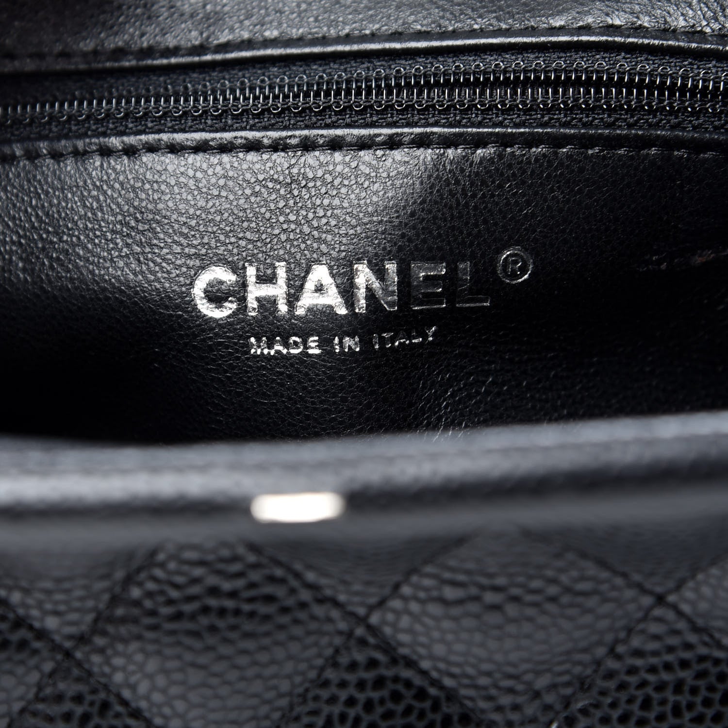 Chanel Caviar Quilted Timeless Clutch Black 6 of 7