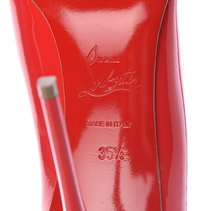 Christian Louboutin Patent Pigalle Follies 100 Pumps 35.5 Pavot 7 of 11