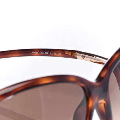 Tom Ford Jennifer Sunglasses TF8 Tortoise 6 of 8
