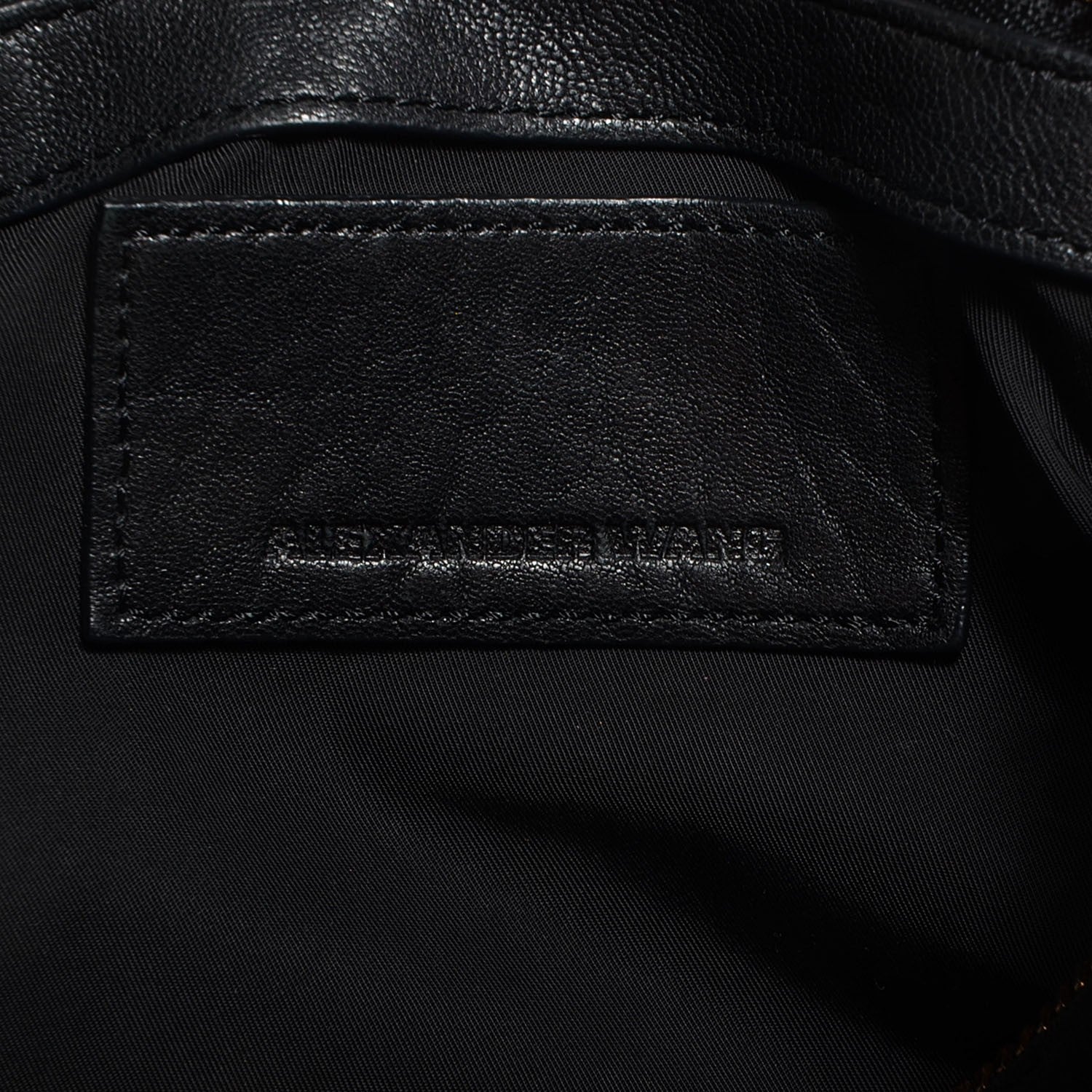 Alexander Wang Pebbled Lambskin Rocco Black Rose Gold Hardware 6 of 8