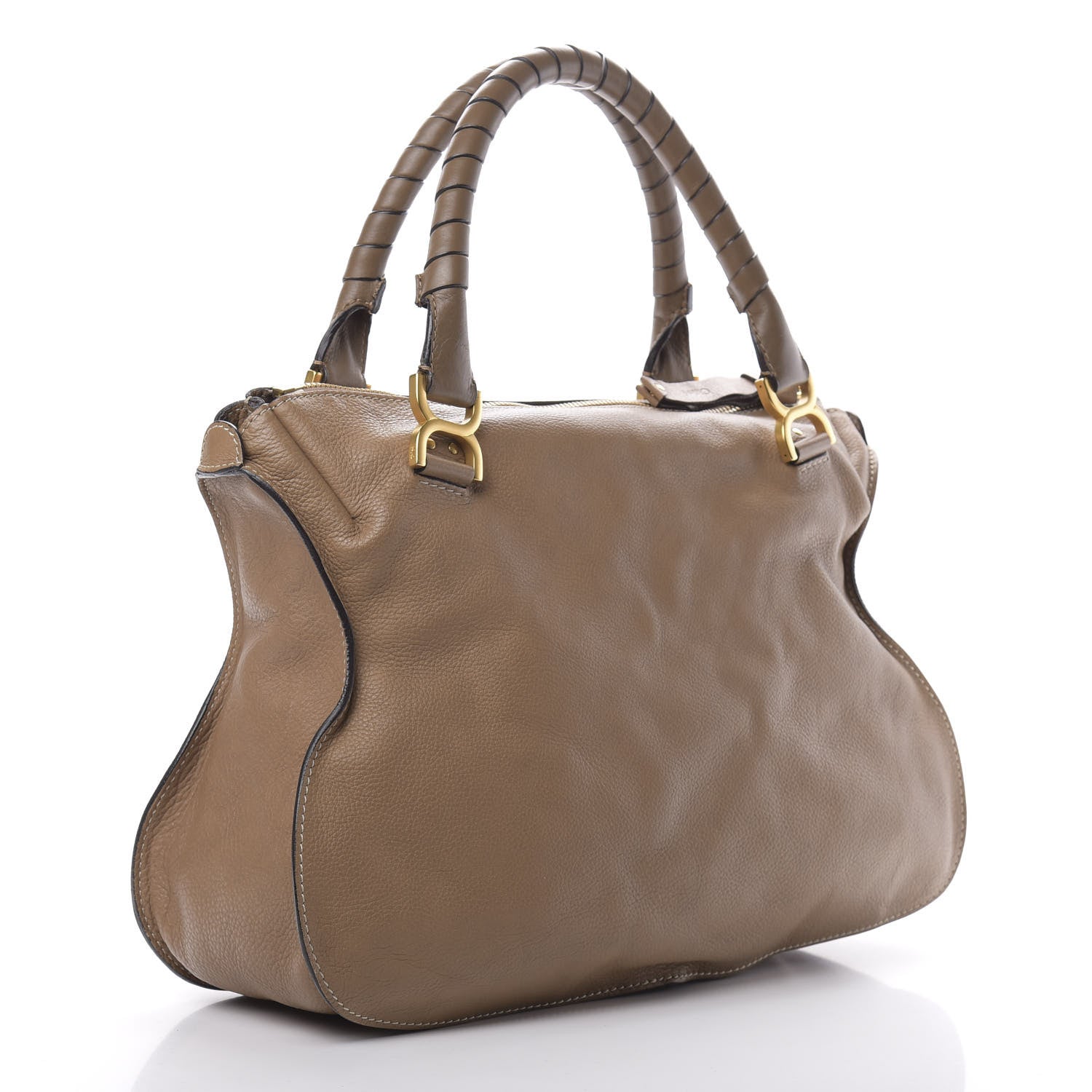 Chloe Calfskin Large Marcie Satchel Nut 3 of 14