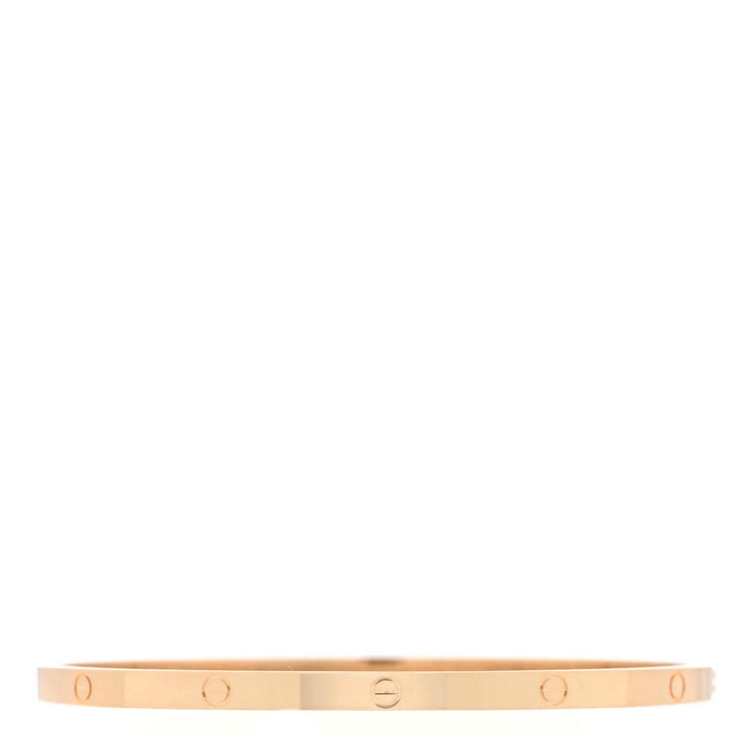 Cartier 18K Yellow Gold Small LOVE Bracelet 19 1 of 7