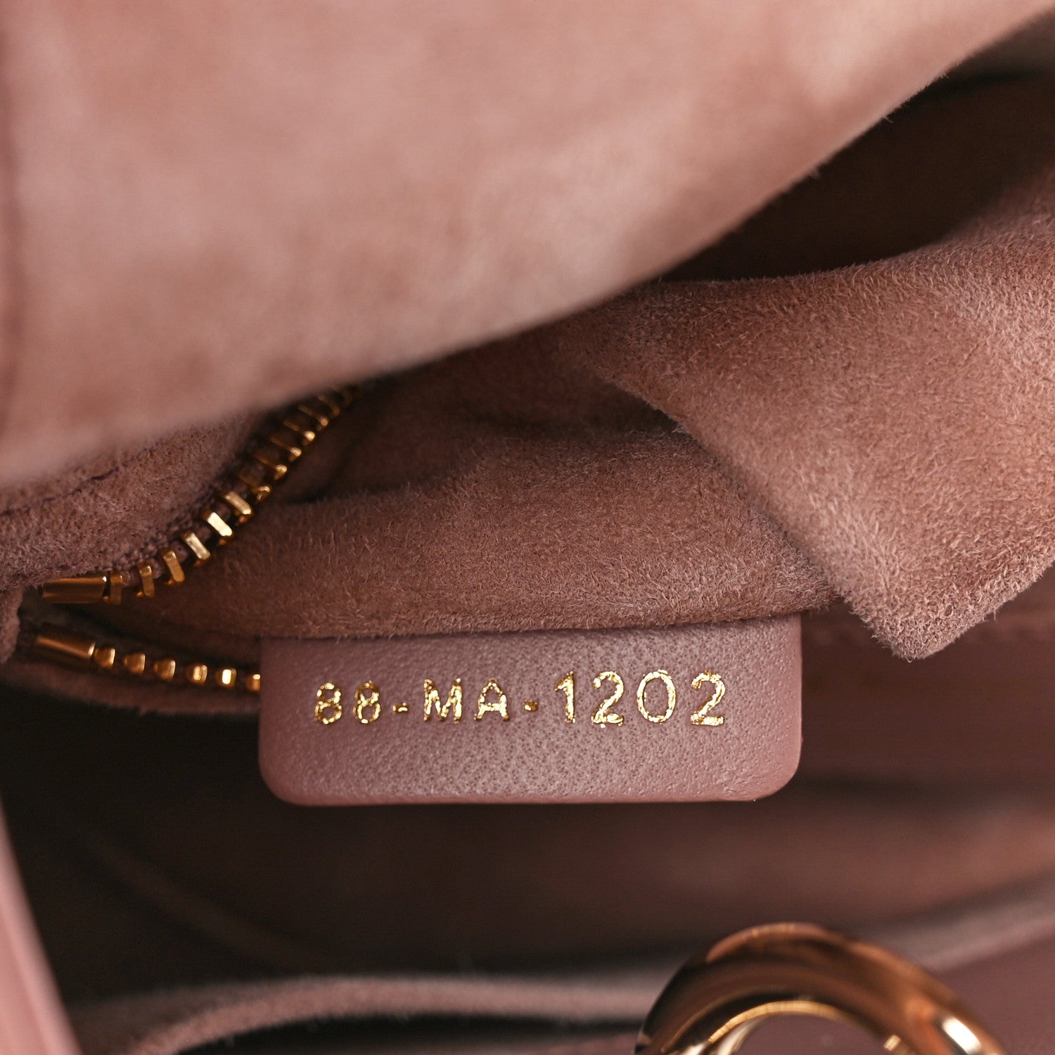 Christian Dior Lambskin Cannage Small My ABC Dior Lady Dior Blush 7 of 12