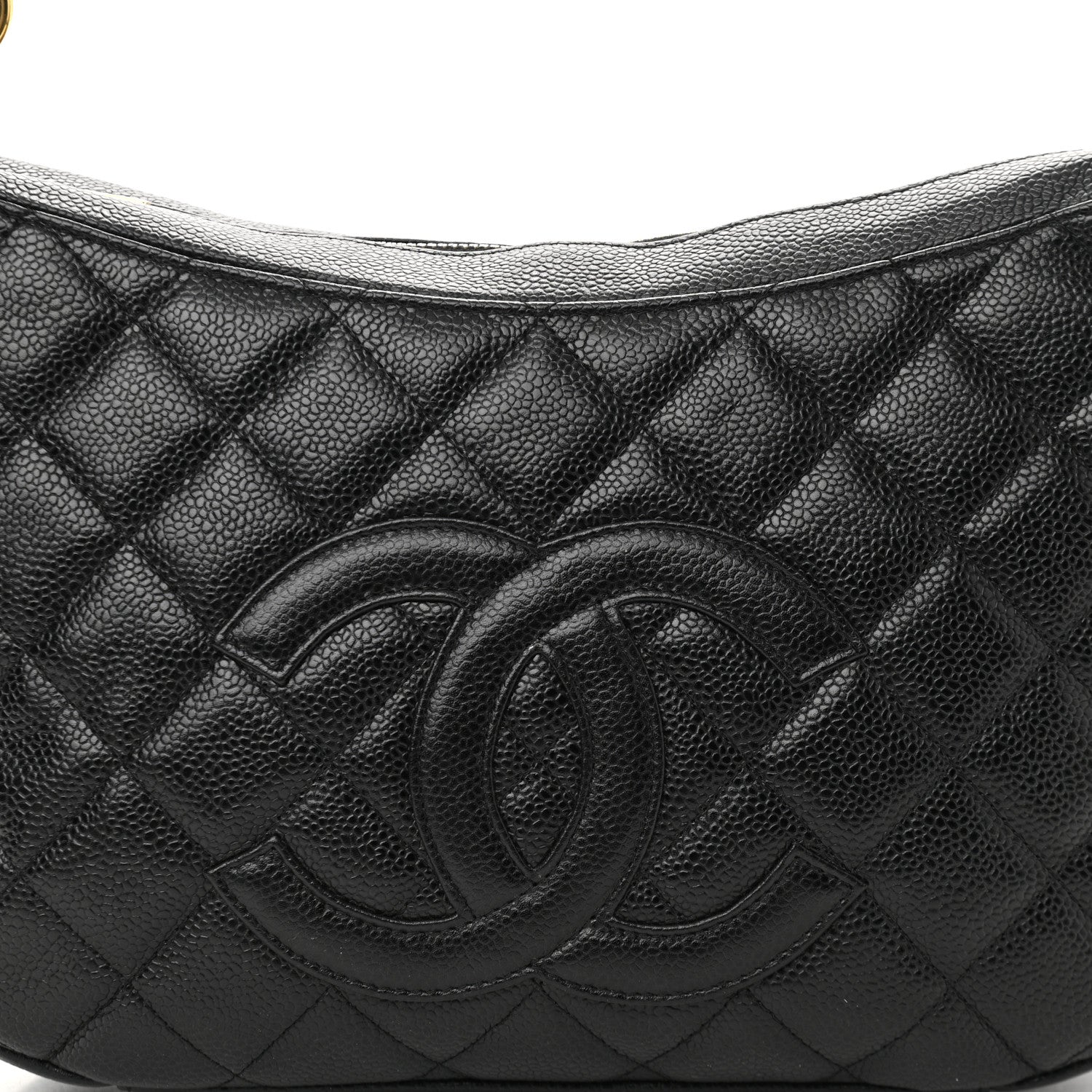 Chanel Caviar Quilted Timeless CC Shoulder Bag Black 8 of 10