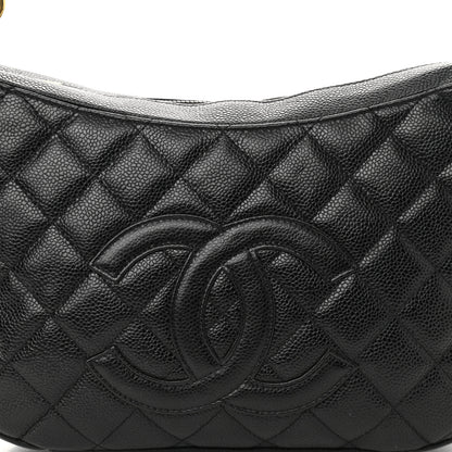 Chanel Caviar Quilted Timeless CC Shoulder Bag Black 8 of 10