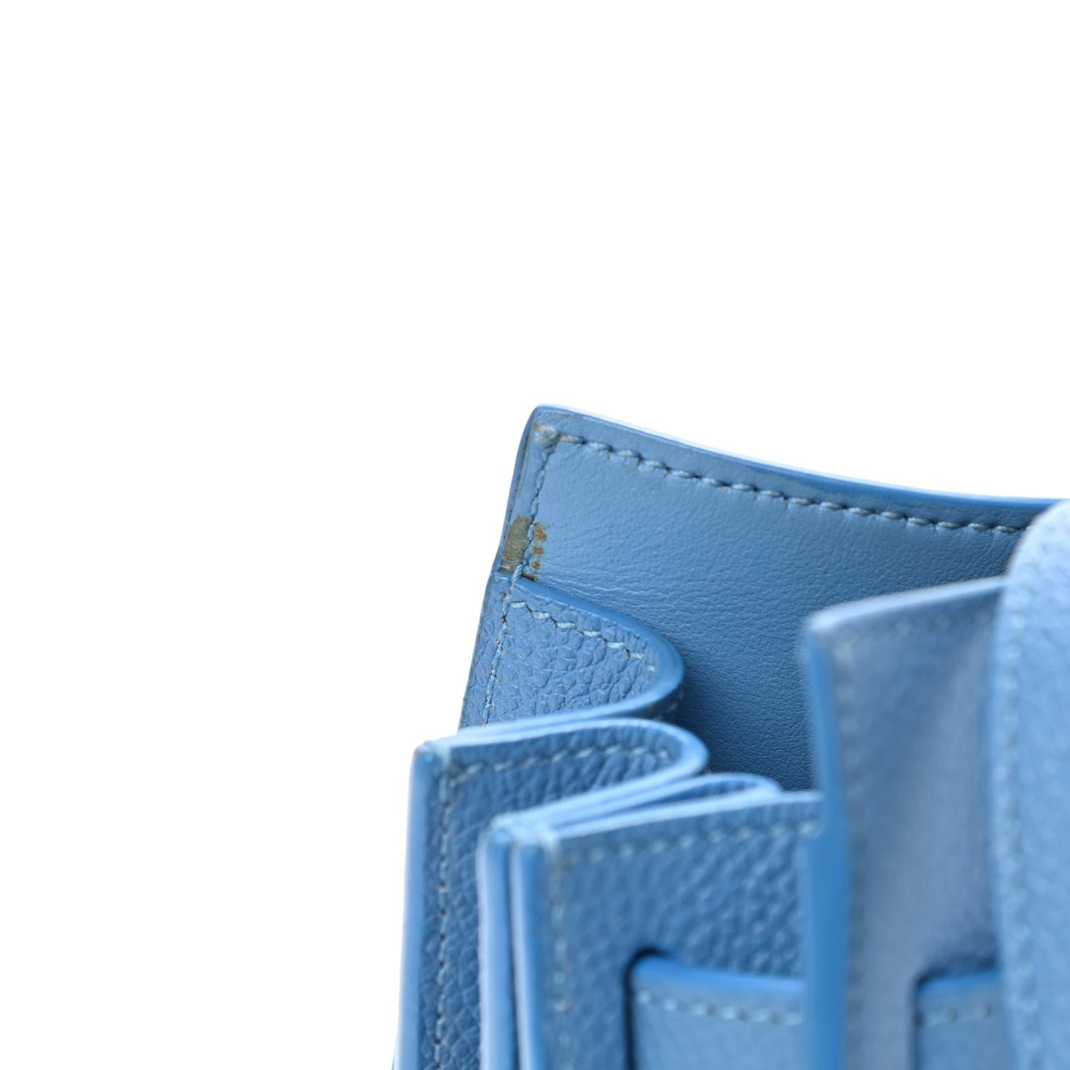 Saint Laurent Grained Calfskin Baby Sac De Jour Blue Clair 4 of 4